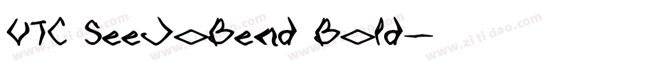 VTC SeeJoBend Bold字体转换